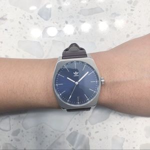 Adidas by Nixon leather strap watch
